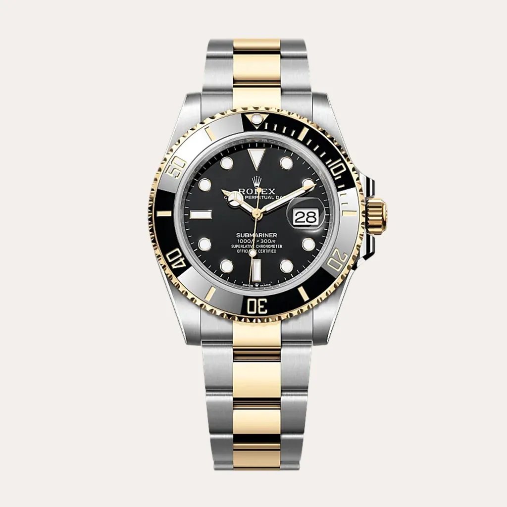 Rolex-Submariner-M126613LN-0002-Super-Clone-Watch-41mm-Black-Dial-Two-Tone-Black-Ceramic-Bezel-Hero-Image