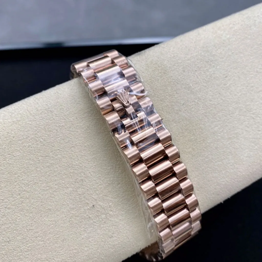 Rolex-Day-Date-228345RBR-Super-Clone-Watch-40mm-Chocolate-Dial-Diamond-Bezel-Buckle-View-1