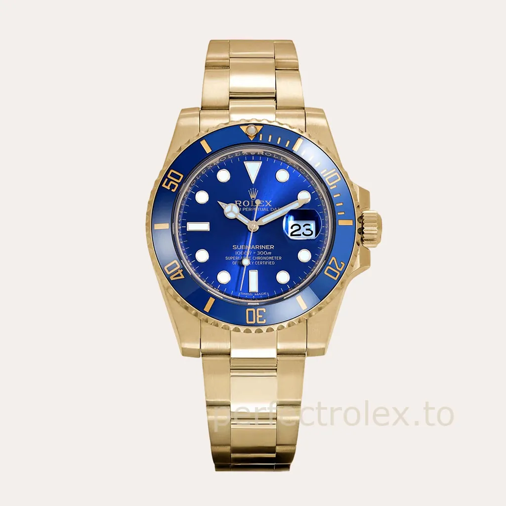 Rolex-Submariner-116618LB-Super-Clone-Watch-40mm-Blue-Sunburst-Dial-Blue-Ceramic-Bezel-Hero-Image