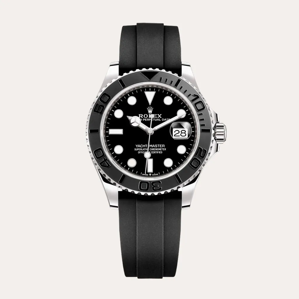 Rolex-Yacht-Master-M226659-0002-Swiss-42mm-Black-Dial-Luxury-Sports-Watch-Oysterflex-Cerachrom-Bezel-Hero-Image