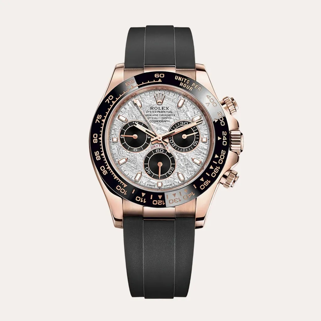 Rolex-Daytona-116515LN-0055-Swiss-Meteorite-Dial-40mm-Everose-Gold-Replica-Oysterflex-Watch-Hero-Image