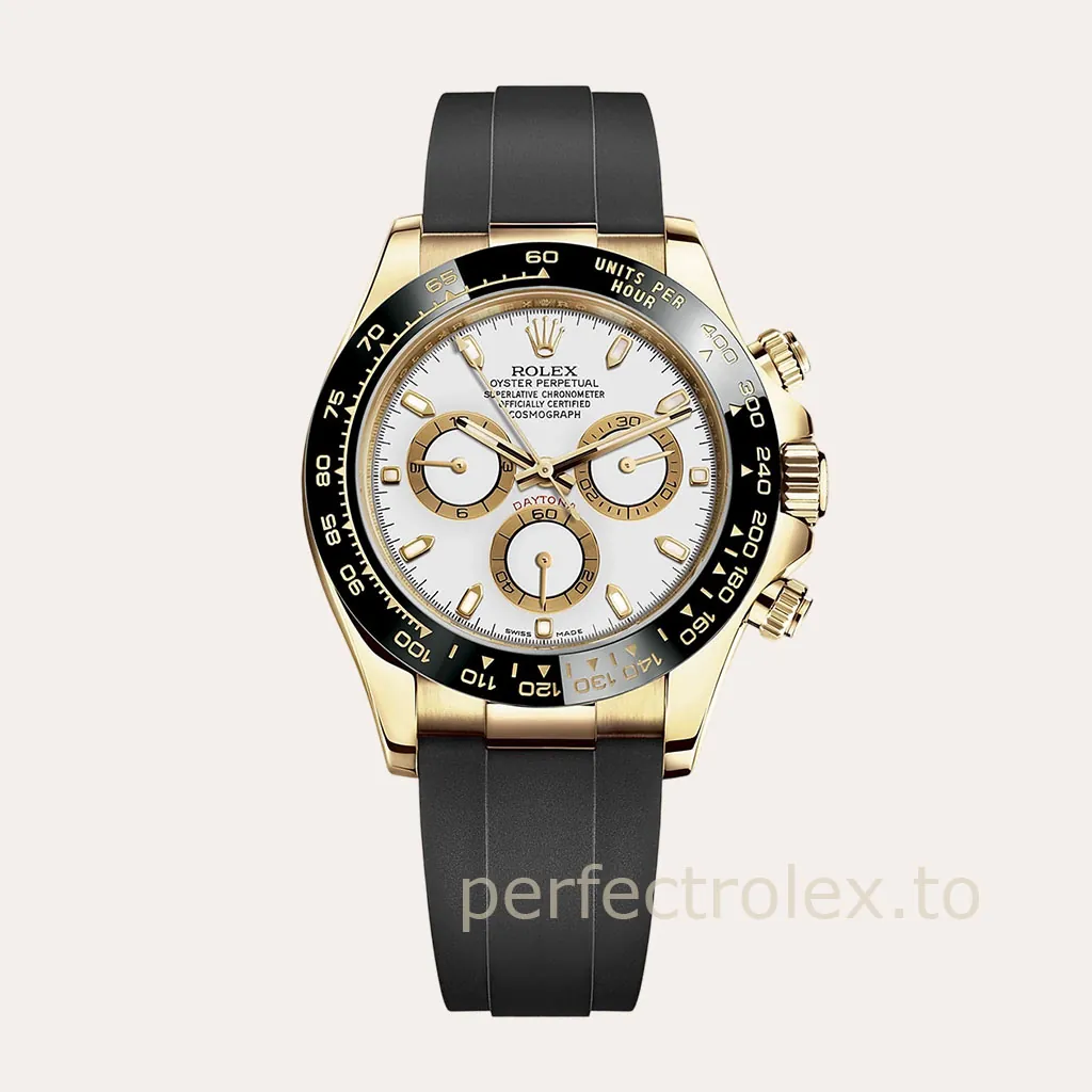 Rolex-Daytona-M116515LN-0012-Super-Clone-Watch-40mm-Black-Dial-Rose-Gold-Chronograph-Rubber-Strap-Hero-Image