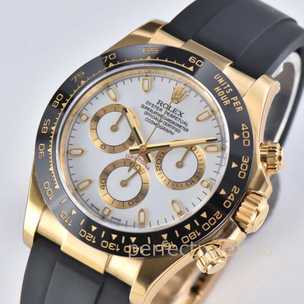 Rolex-Daytona-M116515LN-0012-Super-Clone-Watch-40mm-Black-Dial-Rose-Gold-Chronograph-Rubber-Strap-Dial-Detail-1