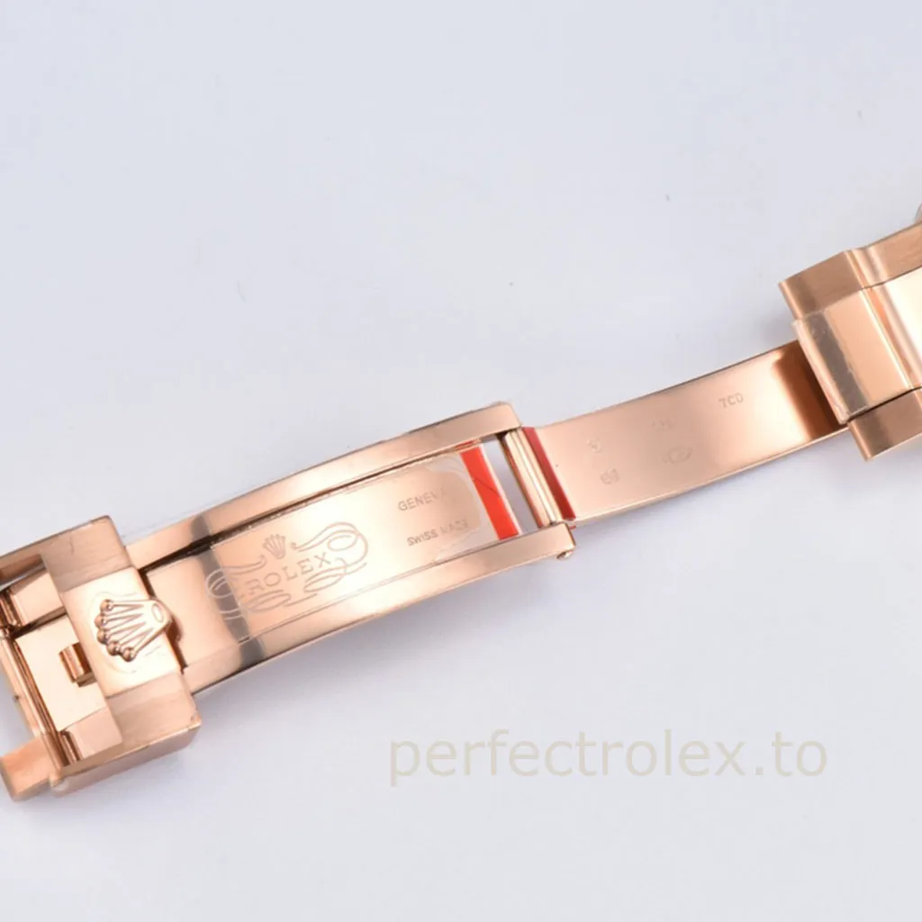 Rolex-Daytona-M116515-Swiss-Replica-Watch-40mm-Chocolate-Dial-Rose-Gold-Chronograph-Rubber-Strap-Buckle-Details-1