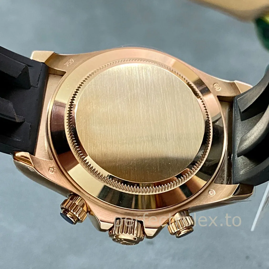 Rolex-Daytona-M116515LN-0057-Best-Replica-Watch-40mm-Black-Dial-Rose-Gold-Diamond-Markers-Back-View