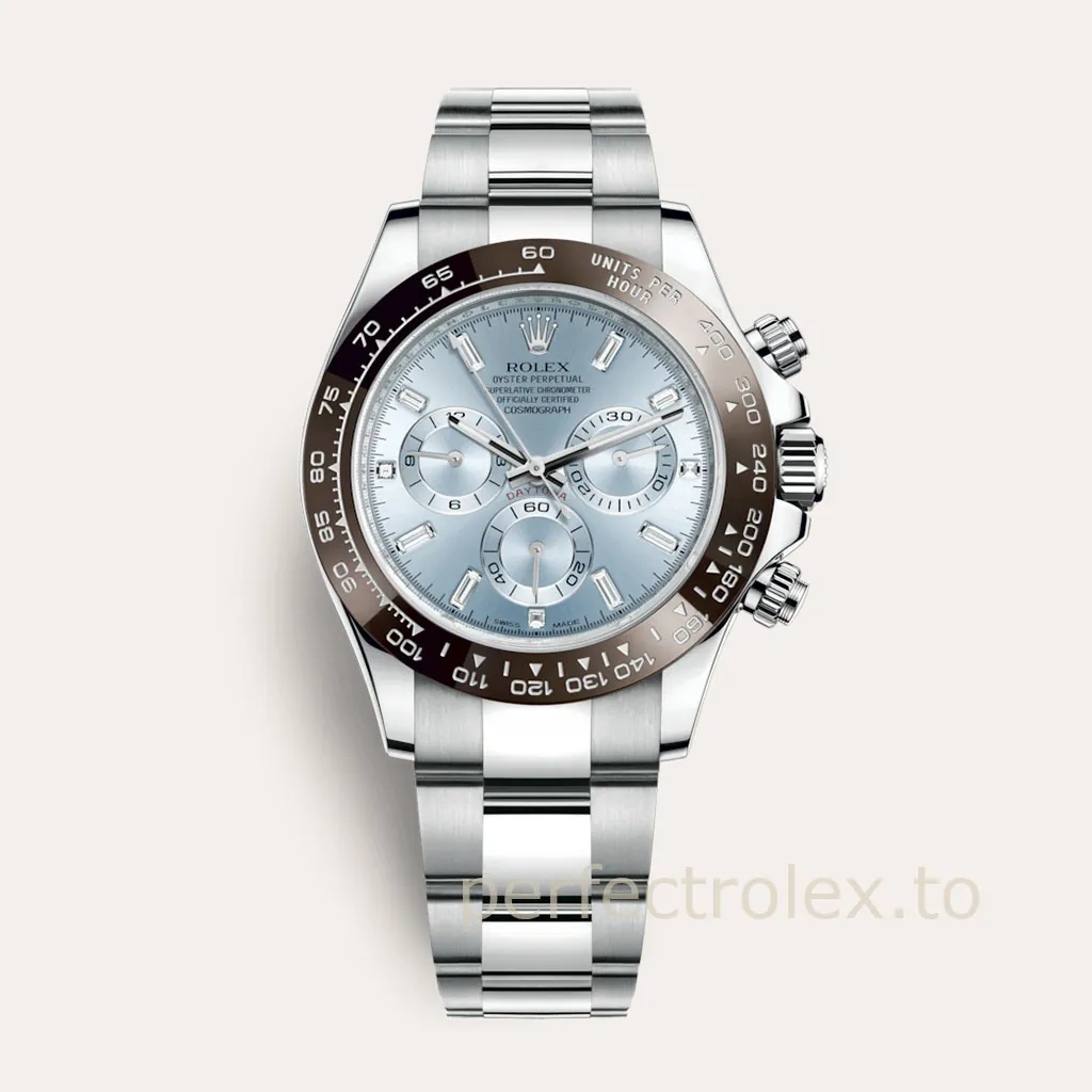 Rolex-Daytona-M116506-0002-Super-Clone-Watch-40mm-Ice-Blue-Dial-Brown-Bezel-Hero-Image