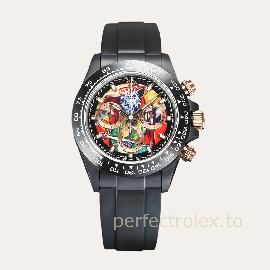 Rolex-Daytona-116503-Custom-Art-Dial-Super-Clone-Watch-40mm-Picasso-Oil-Painting-Dial-Ceramic-Case-Hero-Image