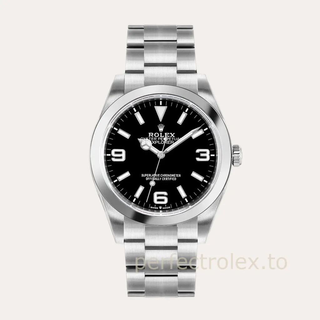 Rolex-Explorer-M124270-0001-Best-Replica-Watch-36mm-Black-Dial-Oystersteel-Bracelet-Hero-Image