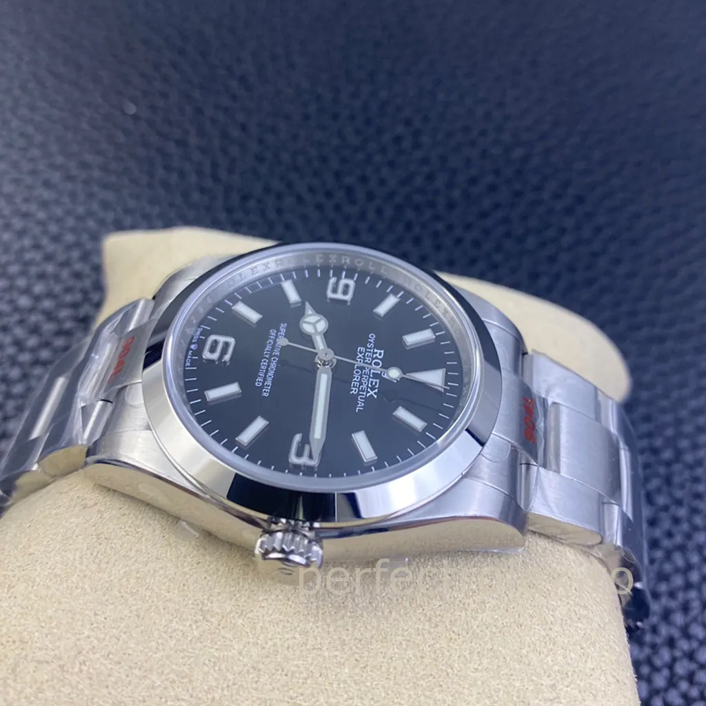 Rolex-Explorer-M124270-0001-Best-Replica-Watch-36mm-Black-Dial-Oystersteel-Bracelet-Right-Side-View