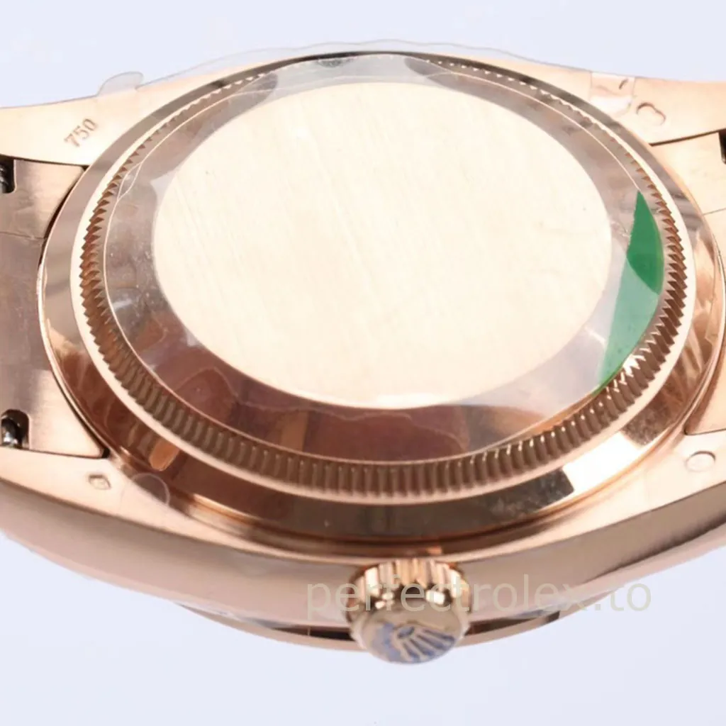 Rolex-Day-Date-128345RBR-Champagne-Diamond-Dial-36mm-President-Bracelet-Super-Clone-Watch-Back-View