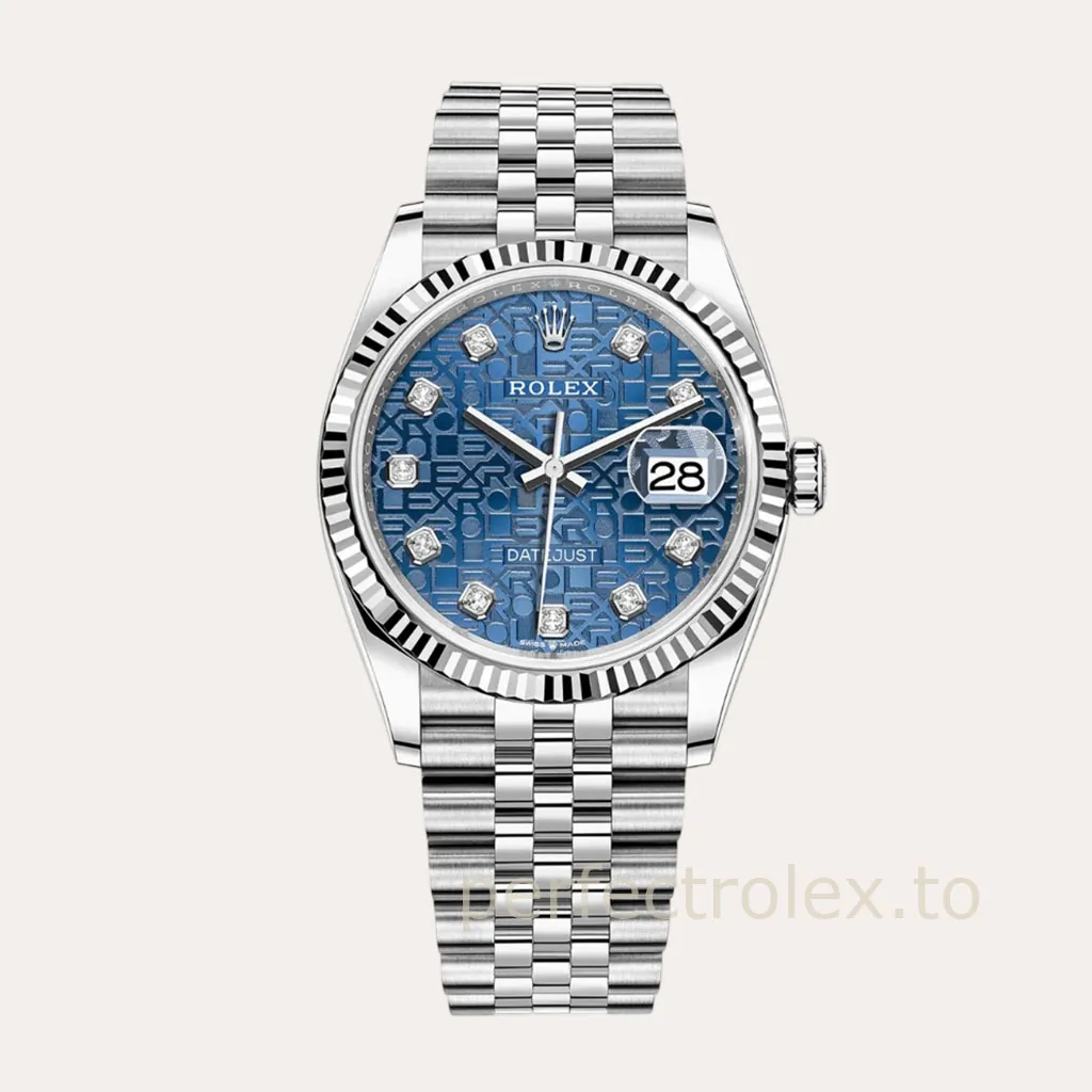 Rolex-Datejust-126234-0057-Blue-Textured-Diamond-Dial-Super-Clone-Watch-Jubilee-Bracelet-Hero-Image