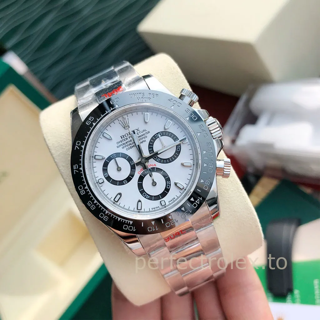 Rolex-Cosmograph-Daytona-116500LN-Panda-Dial-Chronograph-40mm-Oystersteel-Replica-Watch-Front-View-1