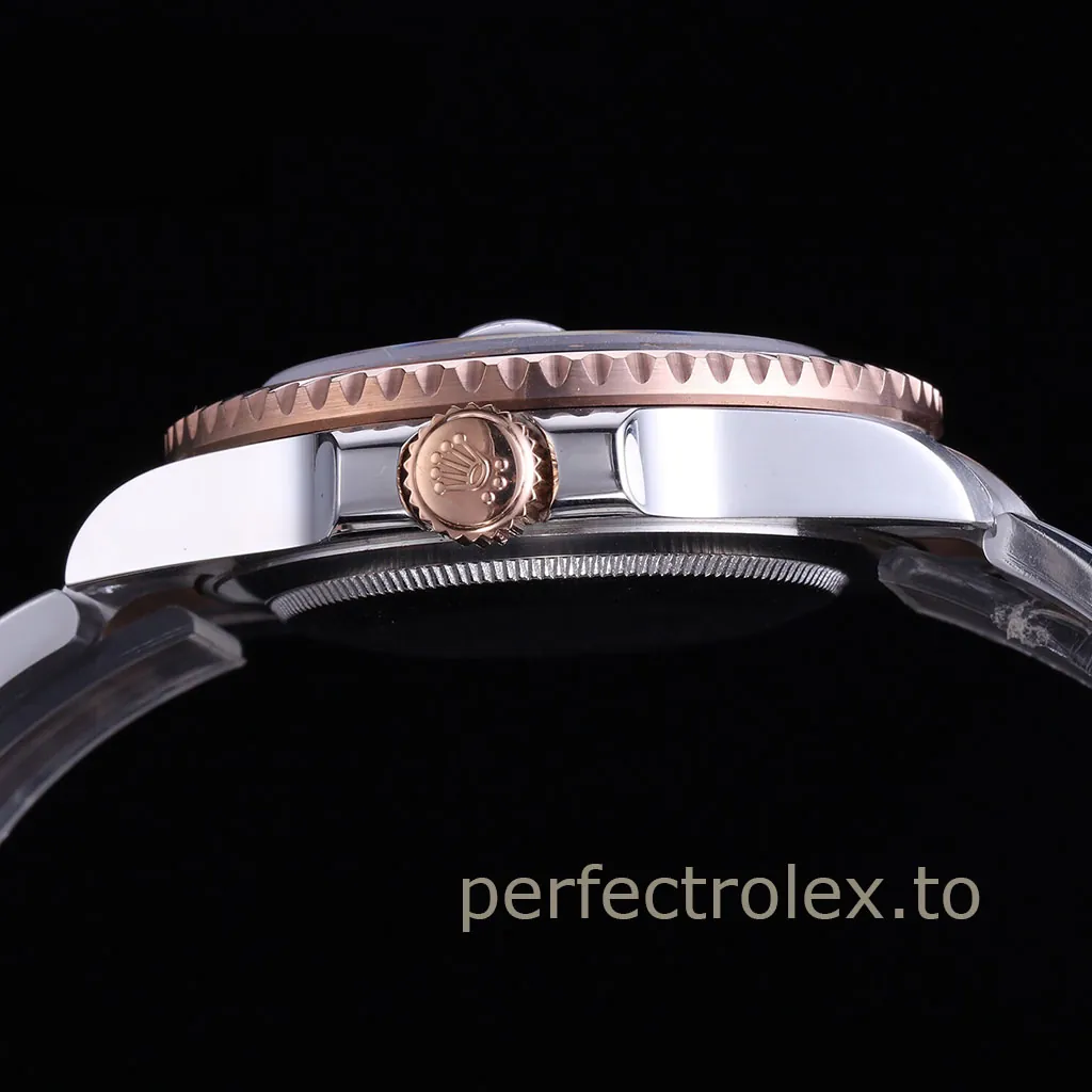 Rolex-GMT-Master-II-M126711CHNR-0002-Root-Beer-Bezel-Black-Dial-40mm-Replica-Travel-Watch-Right-Side-View