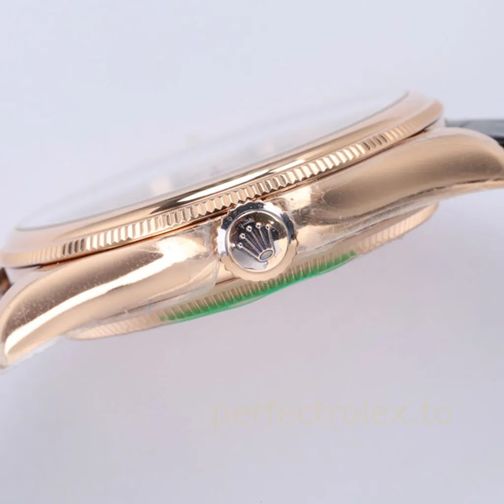 Rolex-Cellini-50505-0021-39mm-Rose-Gold-Tone-White-Dial-Dress-Super-Clone-Watch-Right-Side-View