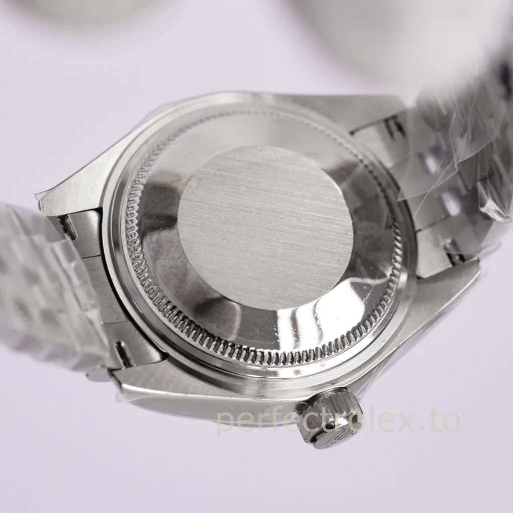 Rolex-Datejust-178384-0052-31mm-Black-Dial-Diamond-Bezel-Automatic-Super-Clone-Watch-Back-View