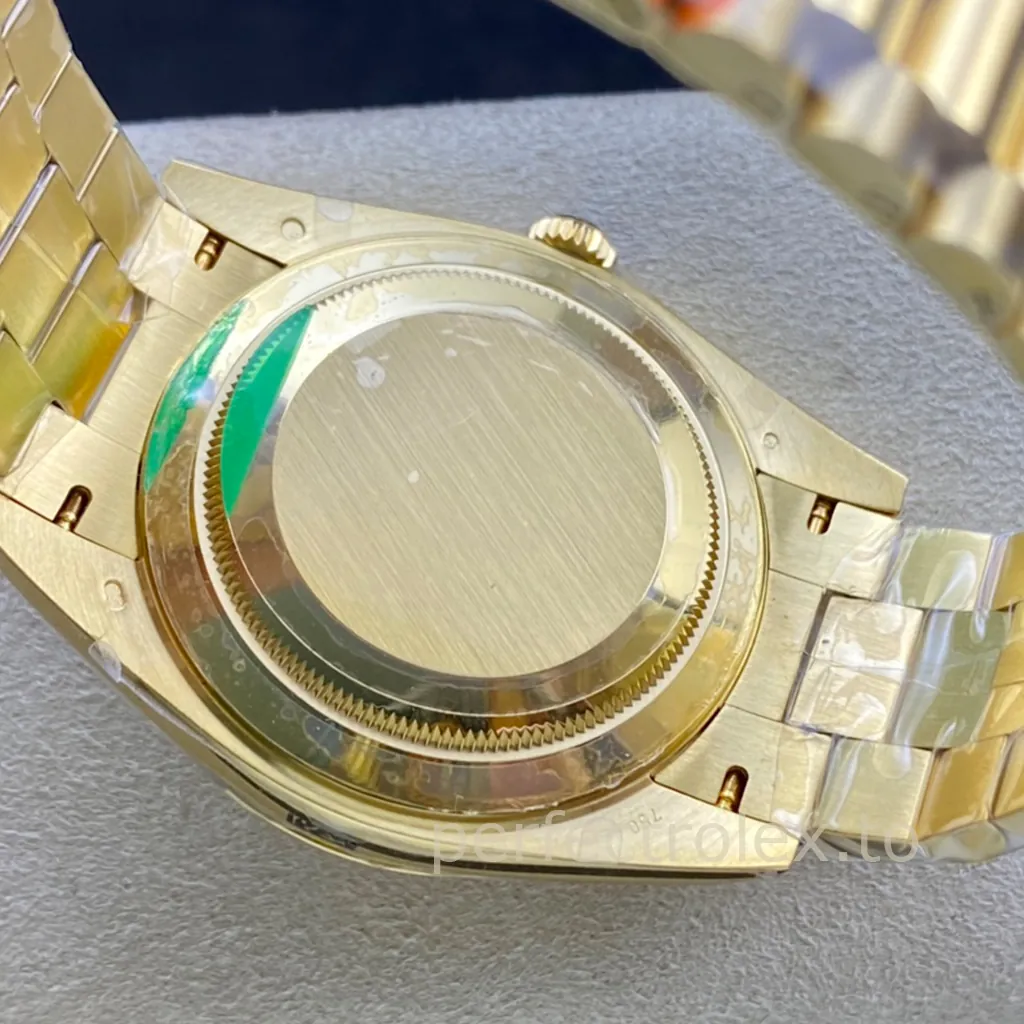 Rolex-Day-Date-M228238-0003-Gold-Dial-President-Bracelet-40mm-Luxury-Super-Clone-Watch-Back-View