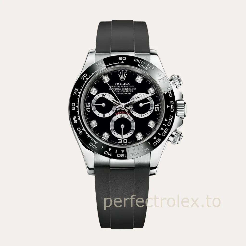 Rolex-Daytona-M116519LN-0025-Black-Diamond-Dial-40mm-Ceramic-Bezel-Chronograph-Replica-Watch-Hero-Image
