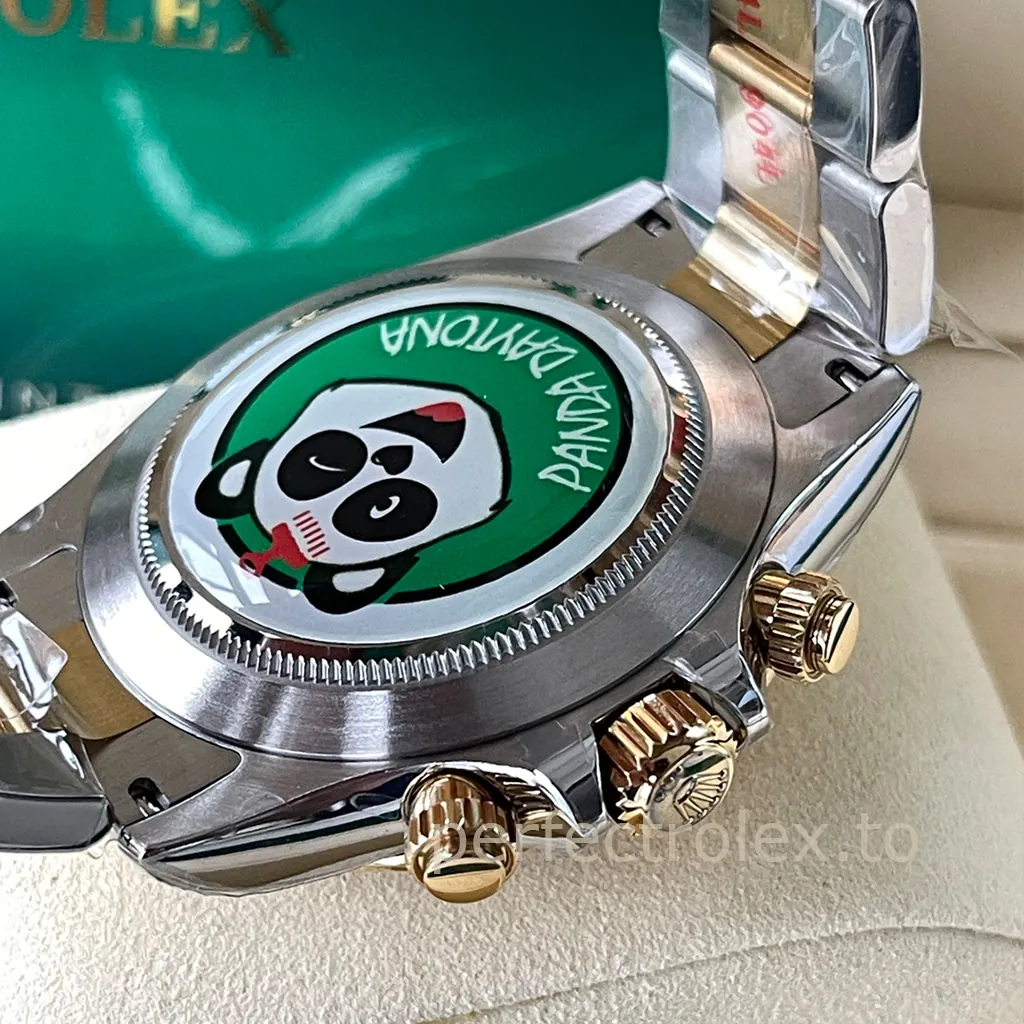 Rolex-Daytona-M116503-0003-40mm-Gold-Dial-Luxury-Sports-Chronograph-Super-Clone-Watch-Back-View