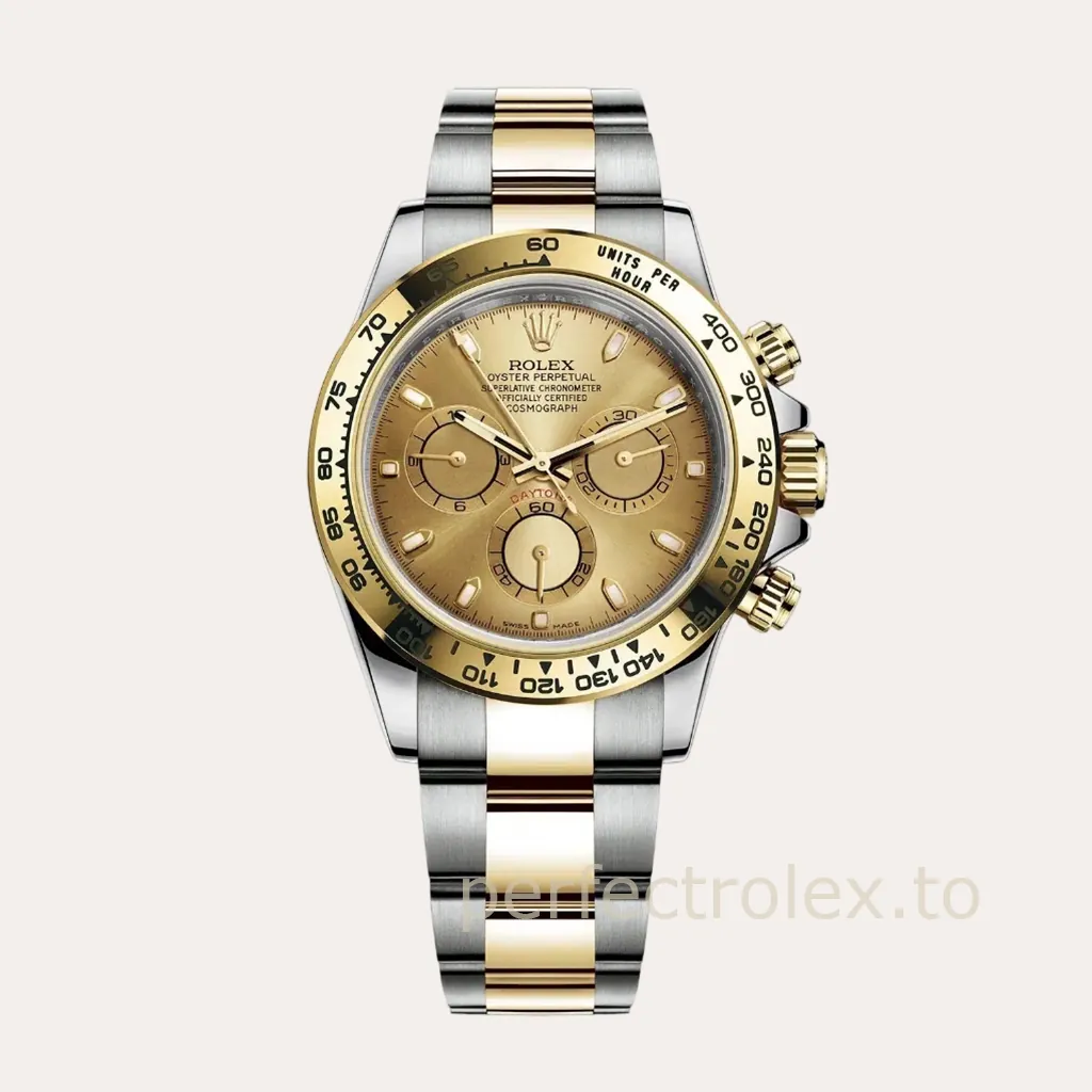 Rolex-Daytona-M116503-0003-40mm-Gold-Dial-Luxury-Sports-Chronograph-Super-Clone-Watch-Hero-Image