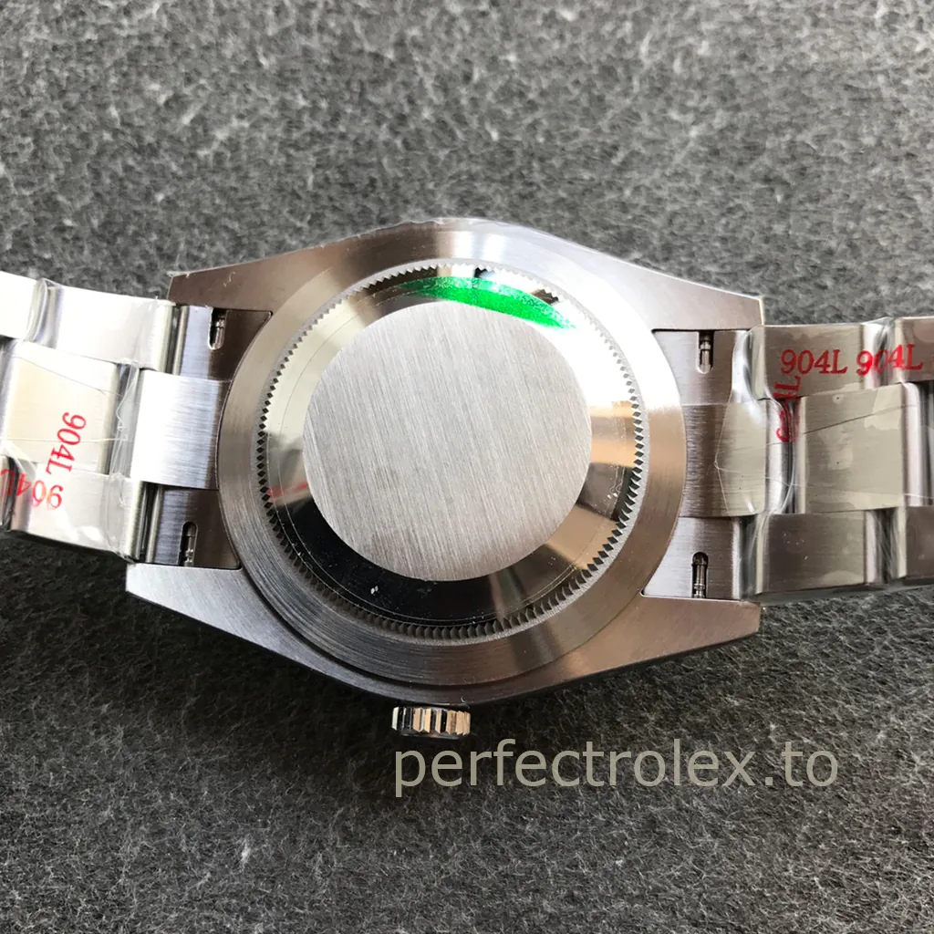 Rolex-Oyster-Perpetual-M124300-0006-41mm-Super-Clone-Watch-with-Ice-Blue-Dial-3230-Movement-Back-View
