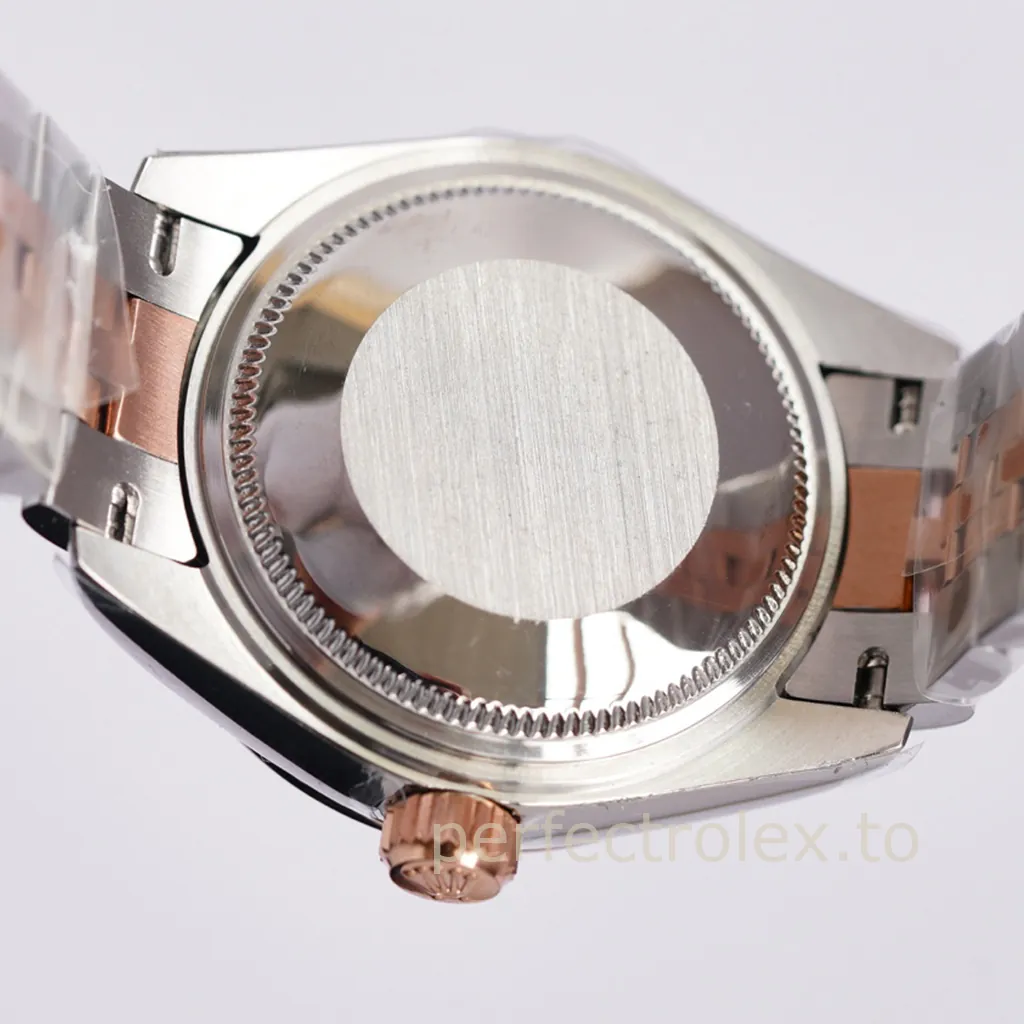 Rolex-Datejust-279381RBR-Super-Clone-Ladies-Watch-28mm-Sundust-Dial-Crystal-Bezel-Back-View