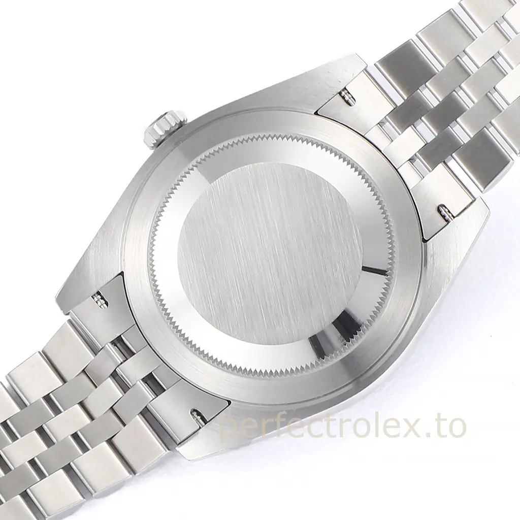 Rolex-Datejust-126334-Super-Clone-Watch-41mm-Orange-Brown-Textured-Dial-Back-View