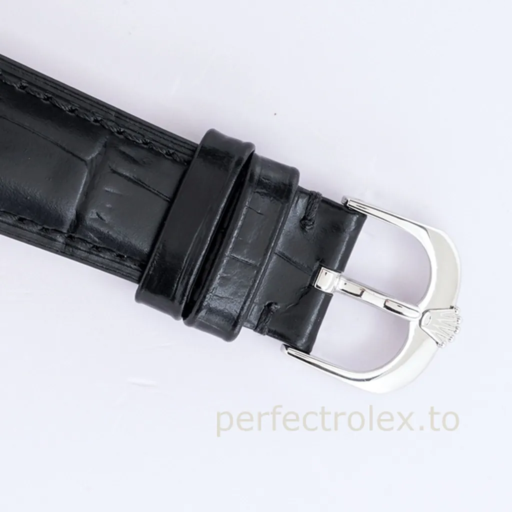 Rolex-Cellini-M50519-0006-Silver-Guilloché-Dial-Super-Clone-Watch-39mm-Buckle-View-1