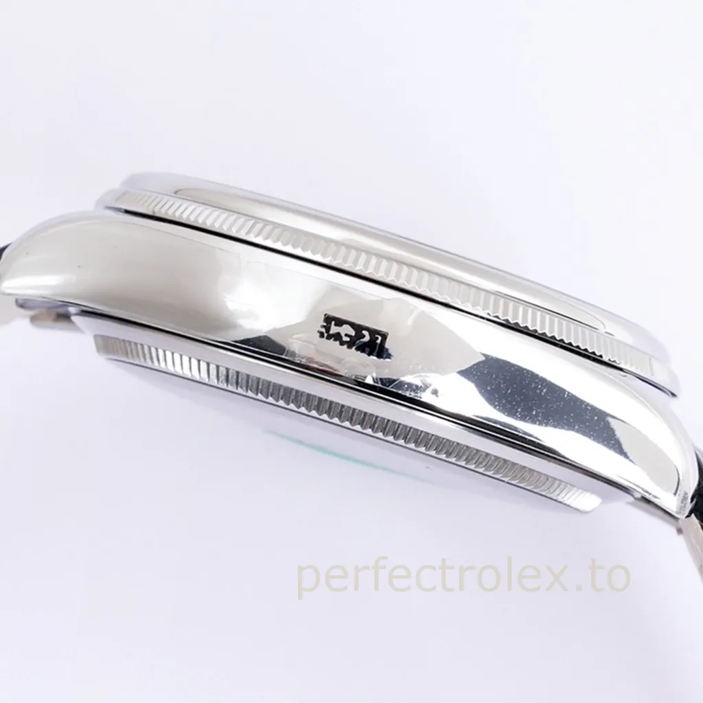Rolex-Cellini-M50519-0006-Silver-Guilloché-Dial-Super-Clone-Watch-39mm-Left-Side-View