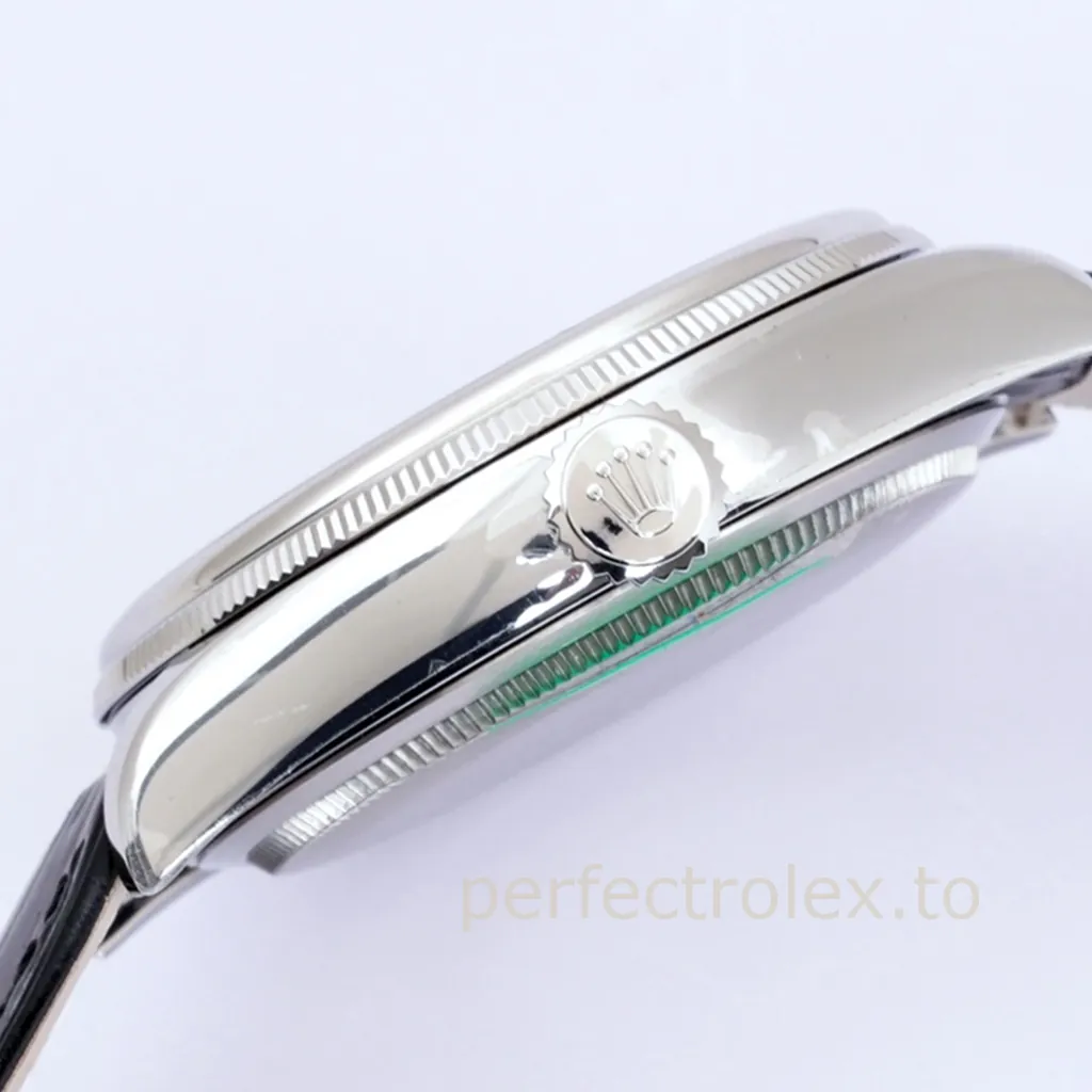 Rolex-Cellini-M50519-0006-Silver-Guilloché-Dial-Super-Clone-Watch-39mm-Right-Side-View