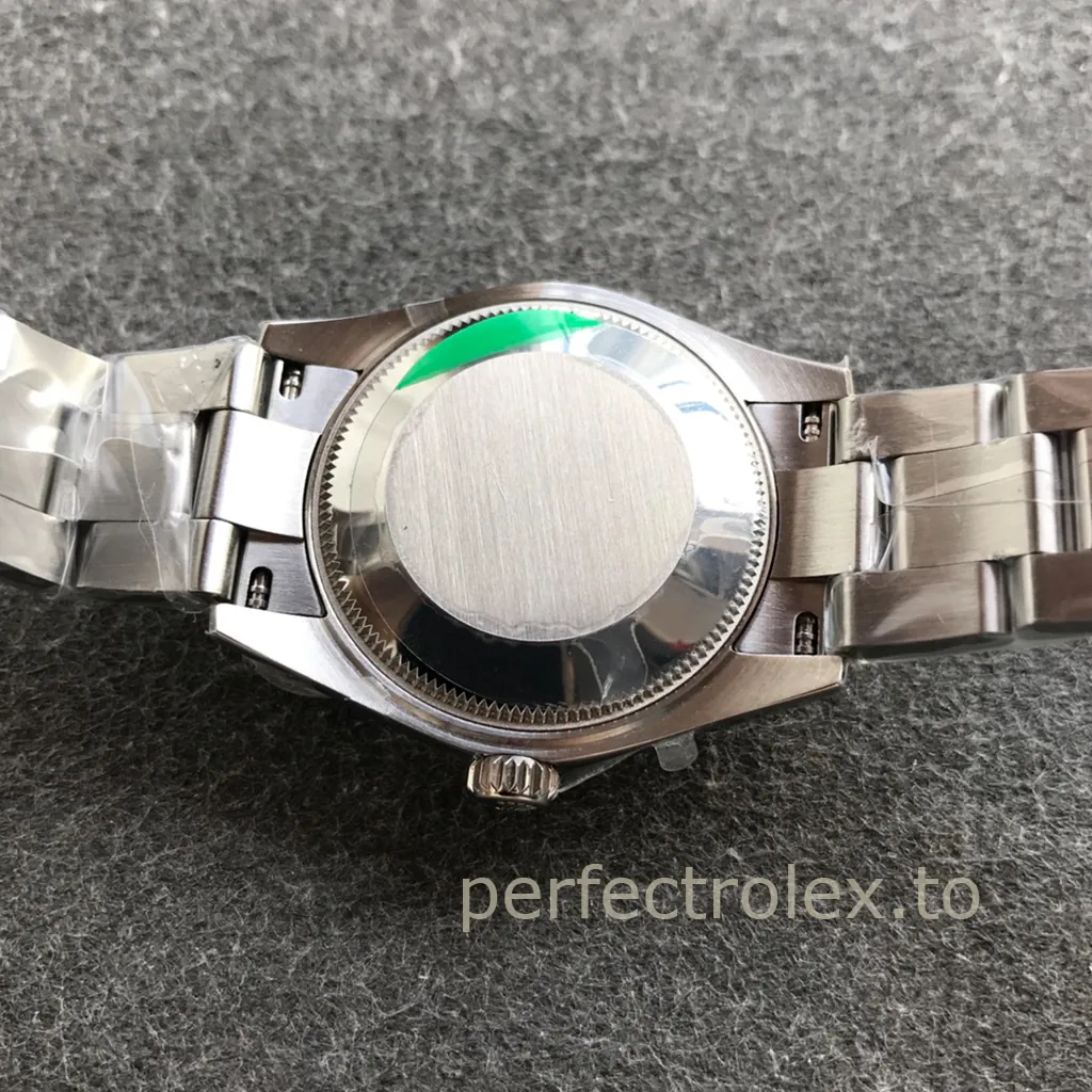 Rolex-Oyster-Perpetual-277200-0003-Replica-31mm-Blue-Dial-Minimalist-Automatic-Watch-Back-View