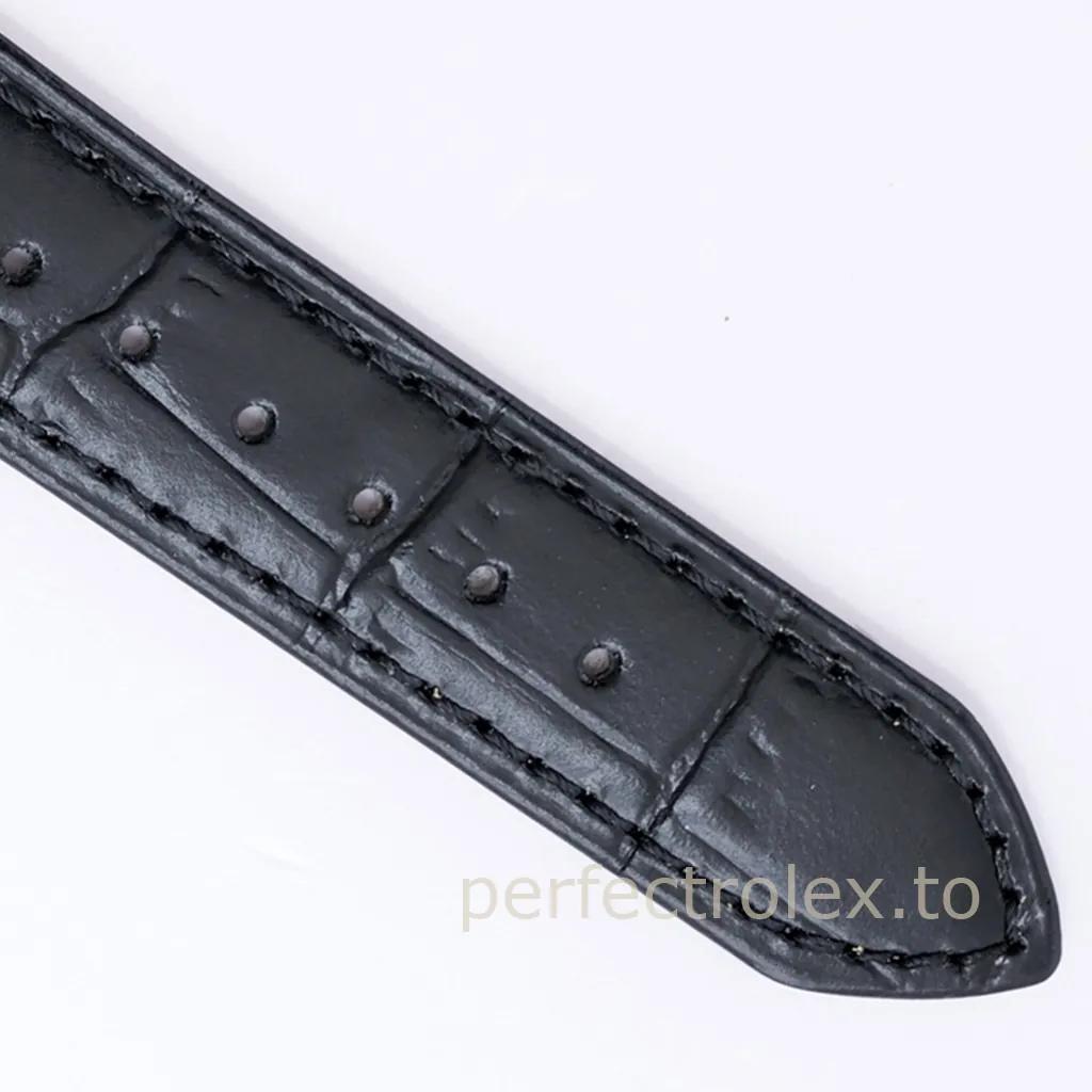 Rolex-Cellini-M50519-0007-Super-Clone-Watch-39mm-Black-Guilloché-Dial-Leather-Strap-Automatic-Dress-Strap-View-1