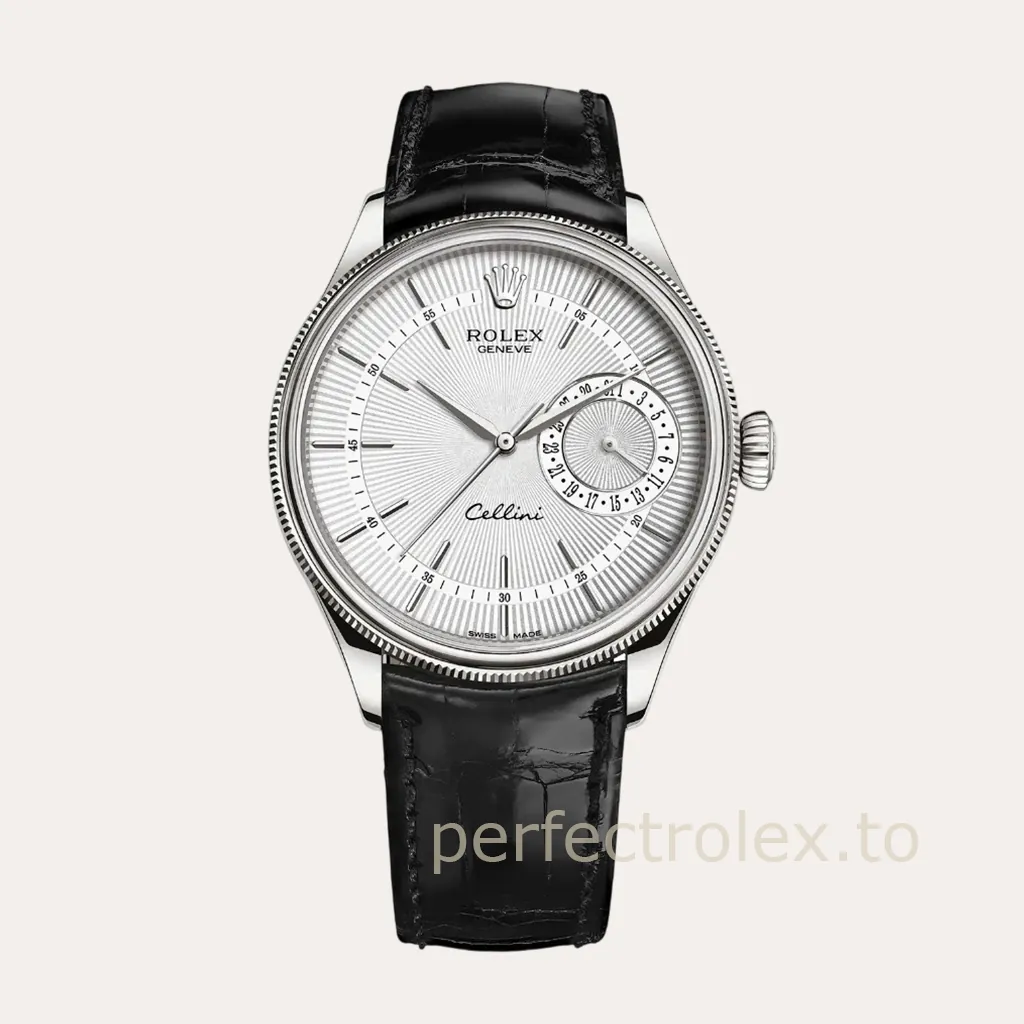Rolex-Cellini-M50519-0006-Silver-Guilloché-Dial-Super-Clone-Watch-39mm-Hero-Image