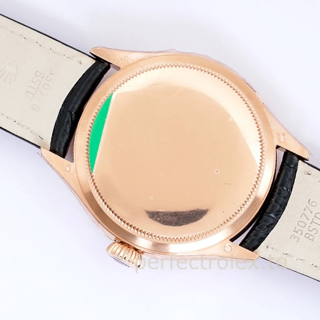 Rolex-Cellini-50535-0002-Super-Clone-Moonphase-Watch-39mm-White-Dial-Leather-Strap-Automatic-Back-View