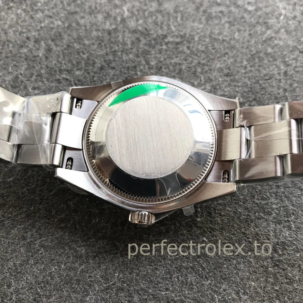 Rolex-Oyster-Perpetual-277200-0006-31mm-Green-Dial-904L-Steel-Oyster-Bracelet-Automatic-Replica-Watch-Back-View
