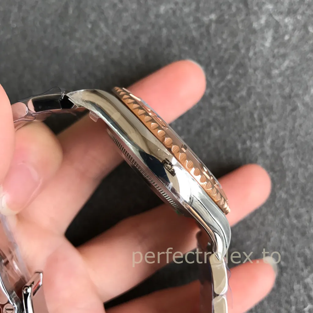 Rolex-Yacht-Master-116621-Chocolate-Dial-40mm-Super-Clone-Watch-Rose-Gold-Bezel-Left-Side-View