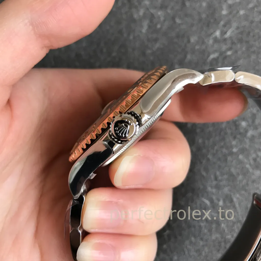Rolex-Yacht-Master-116621-Chocolate-Dial-40mm-Super-Clone-Watch-Rose-Gold-Bezel-Right-Side-View