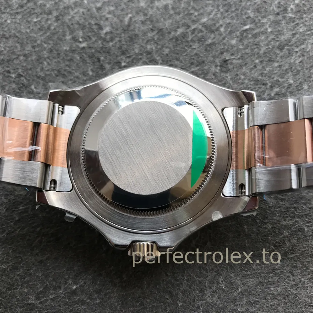 Rolex-Yacht-Master-116621-Chocolate-Dial-40mm-Super-Clone-Watch-Rose-Gold-Bezel-Back-View
