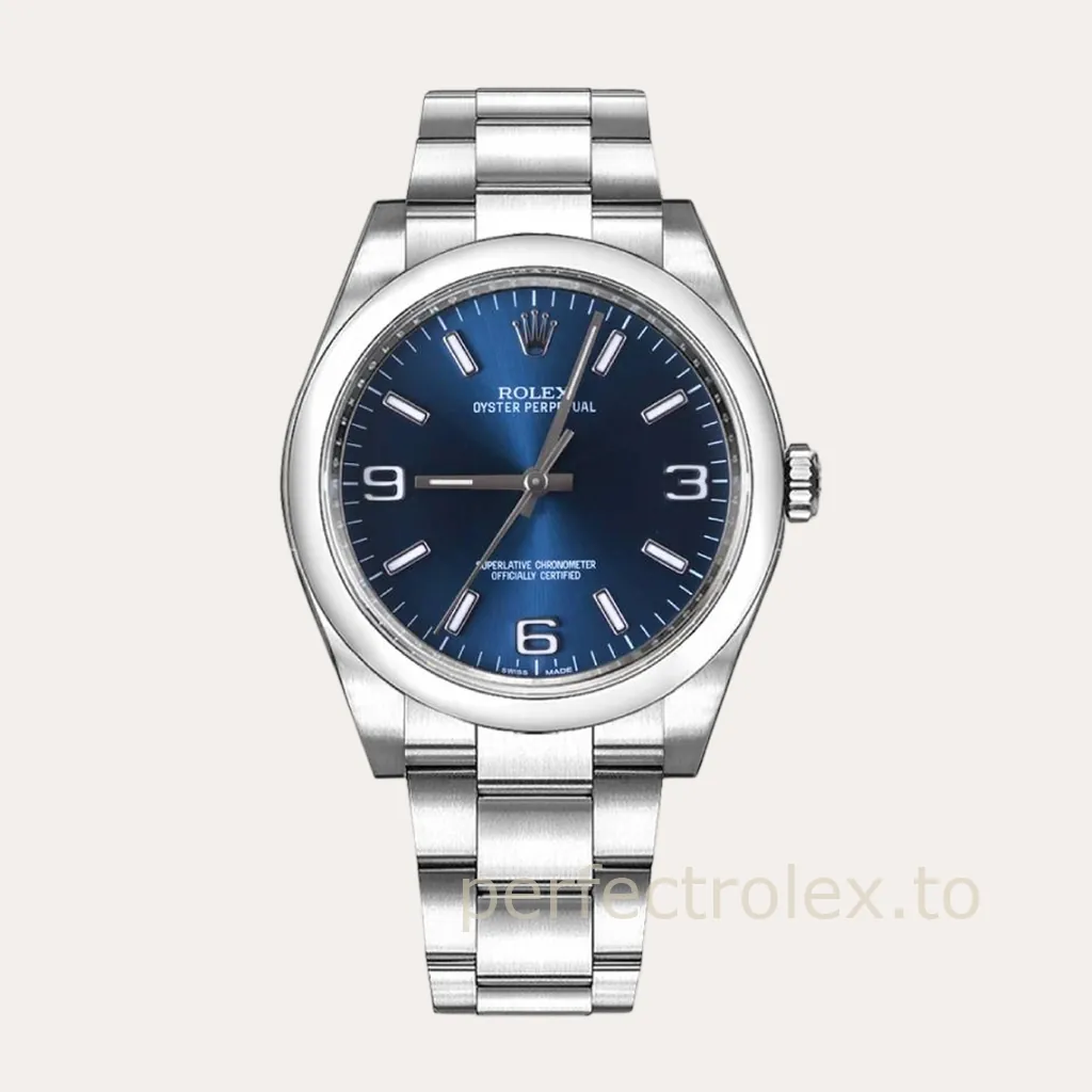 Rolex-Oyster-Perpetual-116000-0002-Blue-Dial-36mm-Super-Clone-Watch-with-904L-Steel-Bracelet-Hero-Image