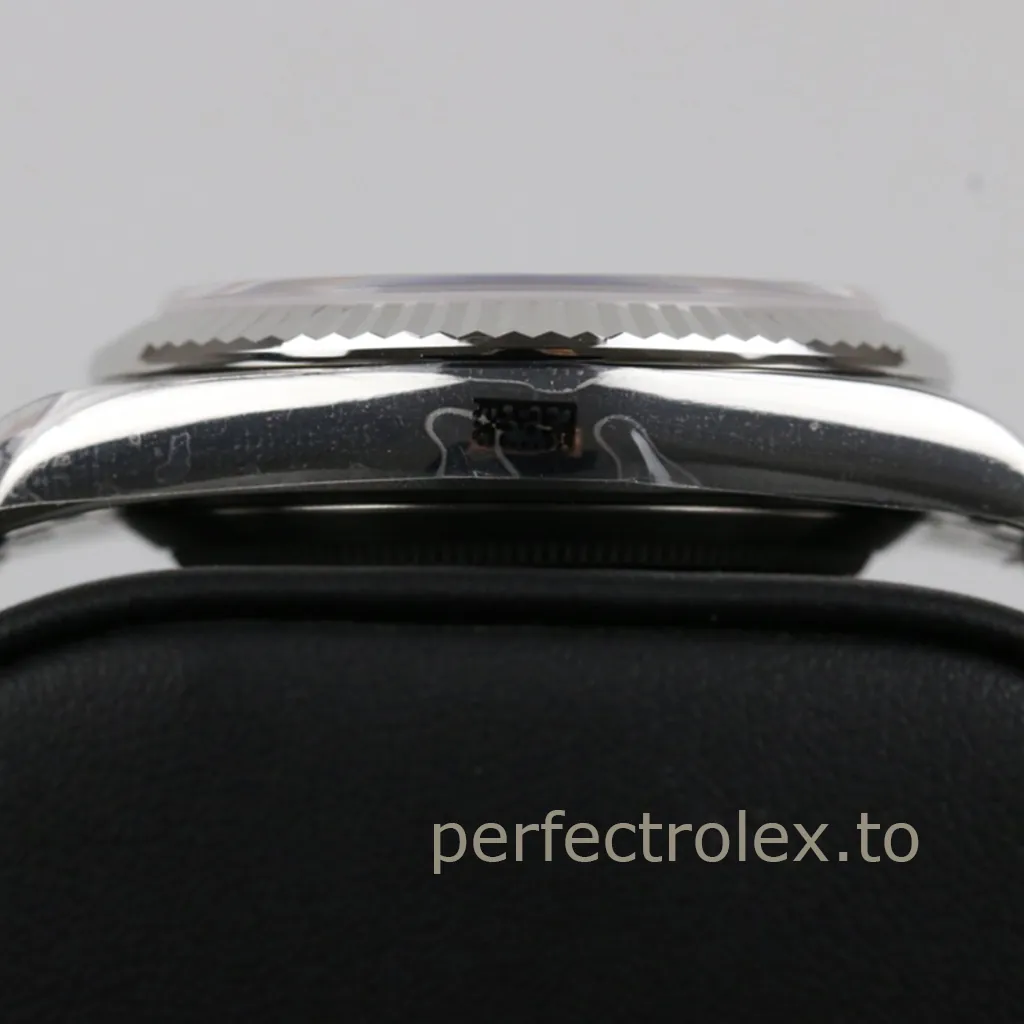 Rolex-Datejust-M126234-0037-Blue-Diamond-Dial-36mm-Super-Clone-Watch-Jubilee-Bracelet-Left-Side-View