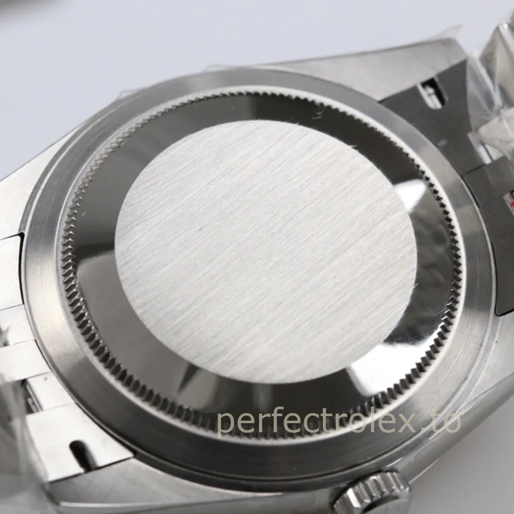 Rolex-Datejust-M126234-Gray-Sunburst-Dial-36mm-Super-Clone-Watch-Fluted-Bezel-and-Jubilee-Bracelet-Back-View