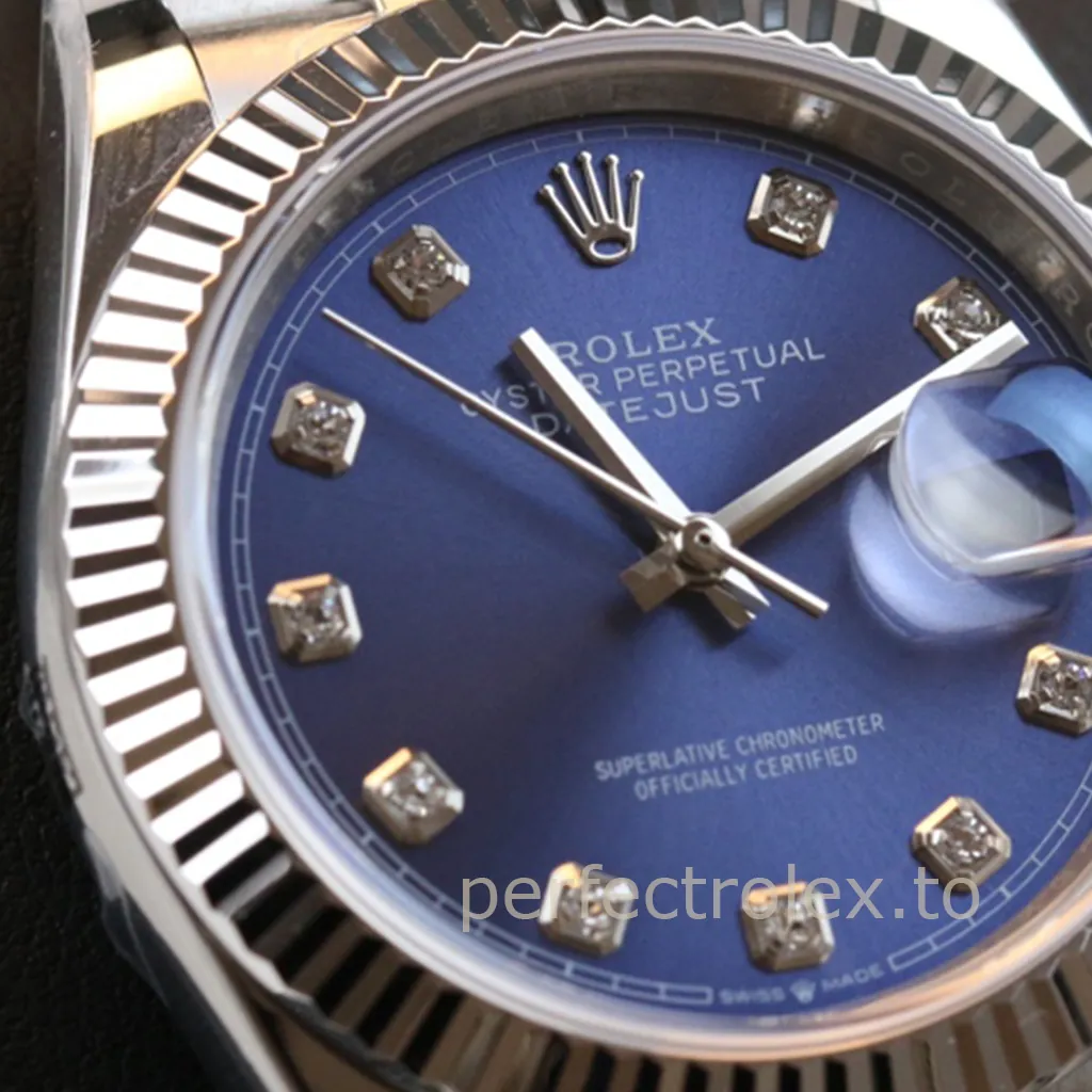 Rolex-Datejust-M126234-0037-Blue-Diamond-Dial-36mm-Super-Clone-Watch-Jubilee-Bracelet-Dial-Detail-1