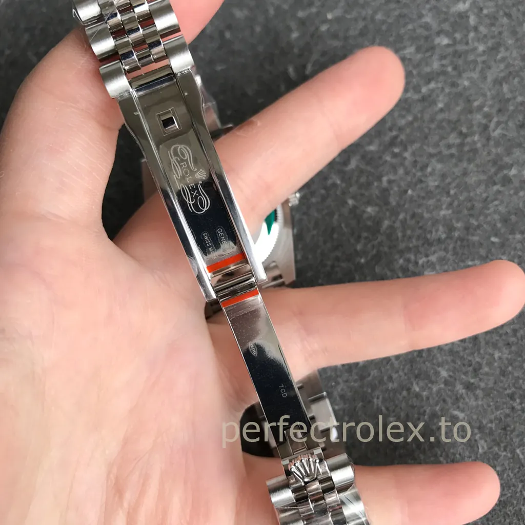 Rolex-Datejust-178274-Ladies-Super-Clone-Watch-31mm-Black-Dial-Fluted-Bezel-Buckle-Details-1