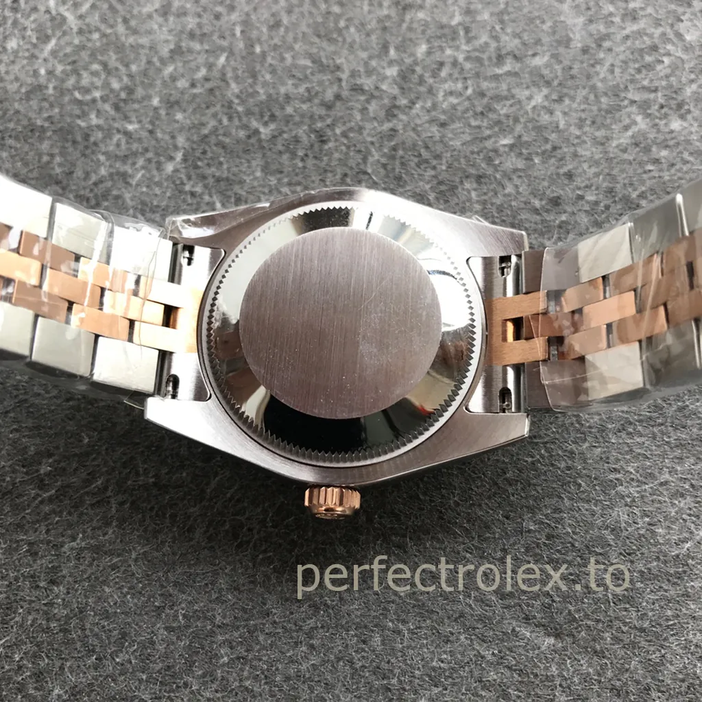 Rolex-Datejust-278271-Rose-Sunray-Diamond-Dial-Ladies-Super-Clone-Watch-31mm-Back-View