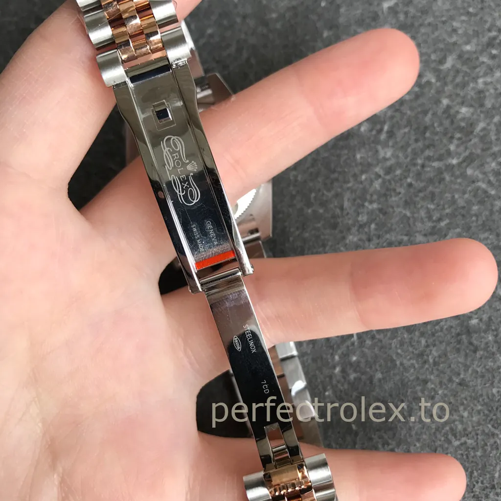 Rolex-Datejust-278271-Chocolate-Diamond-Dial-31mm-Ladies-Super-Clone-Watch-Buckle-Details-1