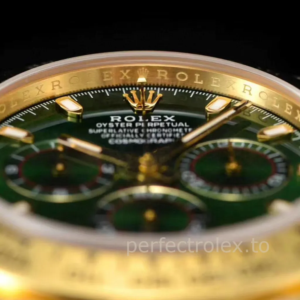 Rolex-Daytona-M116508-0013-Green-Dial-40mm-Racing-Chronograph-Sports-Super-Clone-Watch-Dial-Detail-1