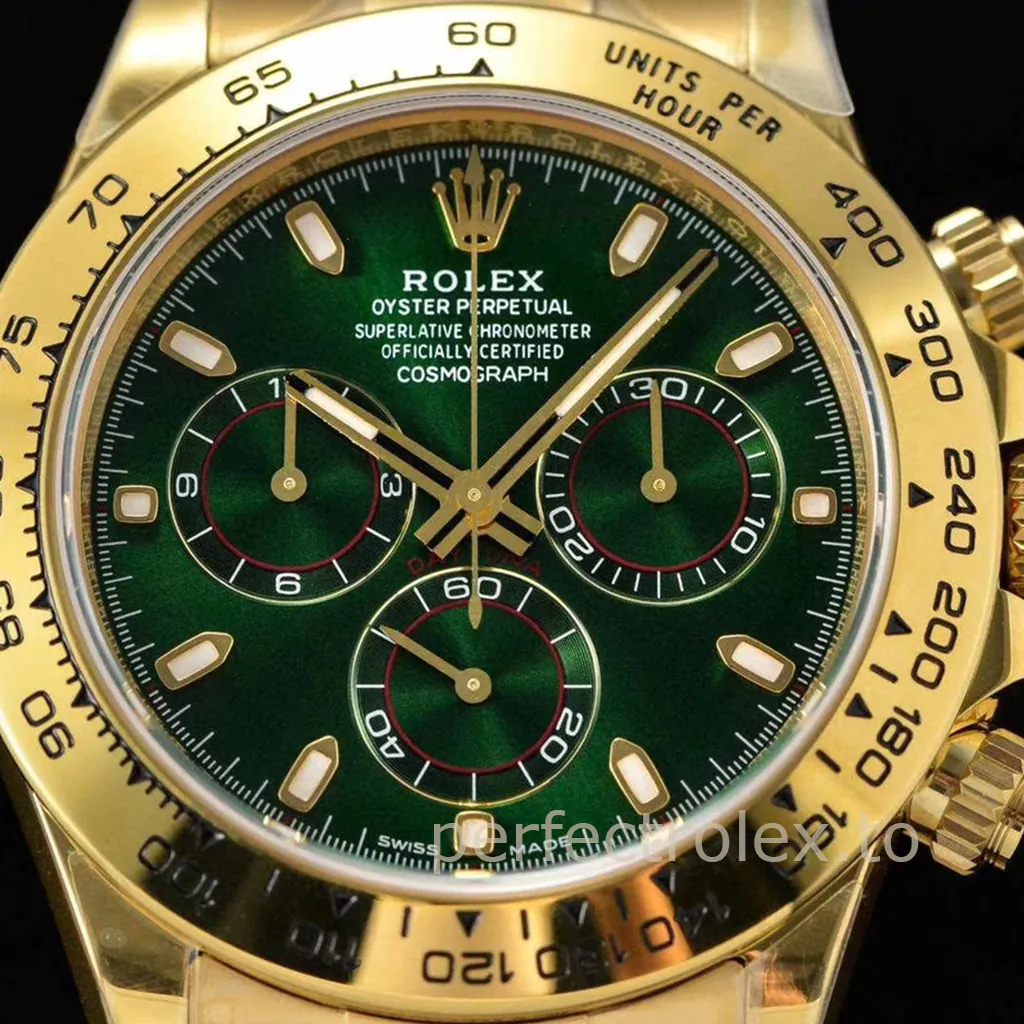 Rolex-Daytona-M116508-0013-Green-Dial-40mm-Racing-Chronograph-Sports-Super-Clone-Watch-Dial-Detail-2