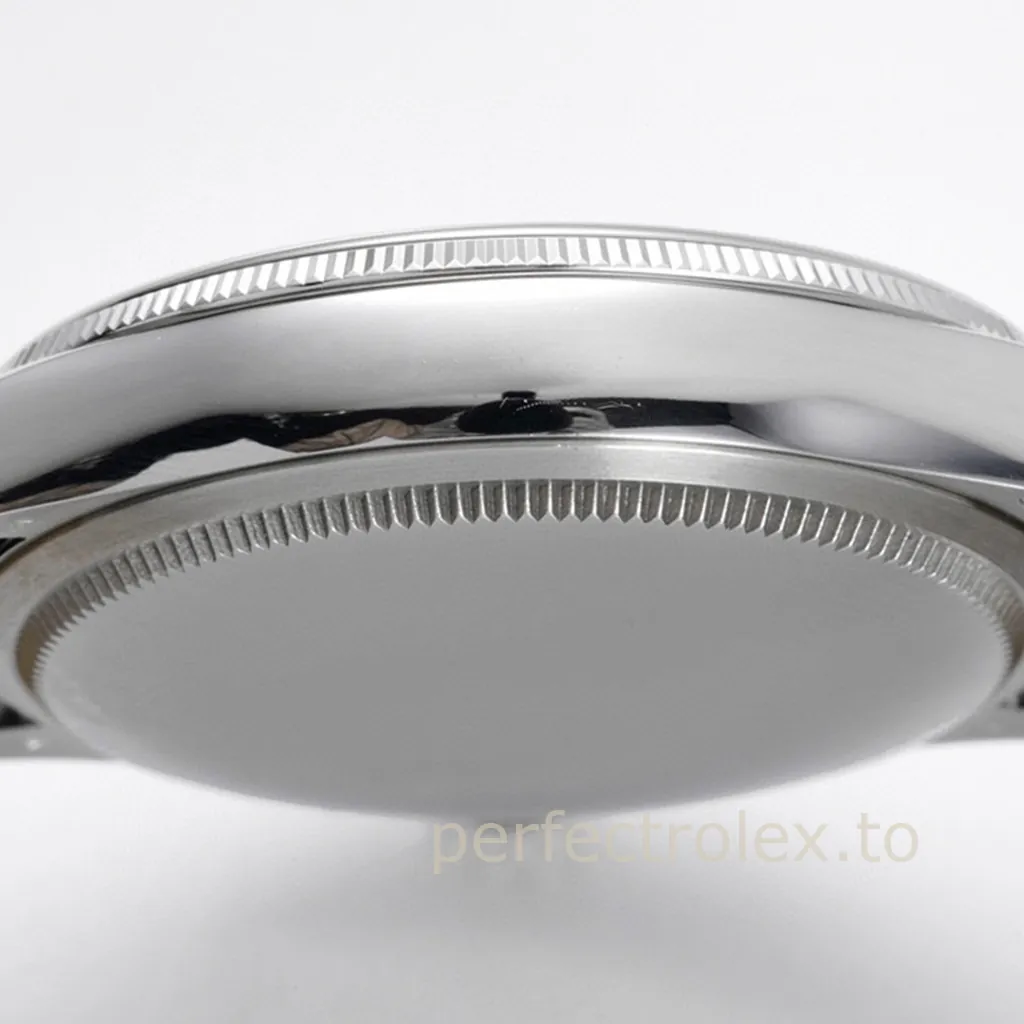 Rolex-Cellini-50509-0006-Black-Dial-Dress-Super-Clone-Watch-39mm-Leather-Strap-Left-Side-View