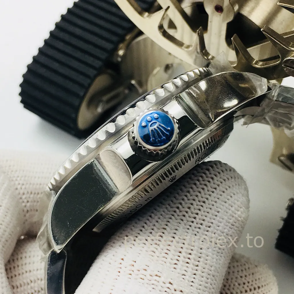 Rolex-Sea-Dweller-Deepsea-116660-D-Blue-Dial-44mm-Professional-Dive-Sports-Replica-Watch-Right-Side-View