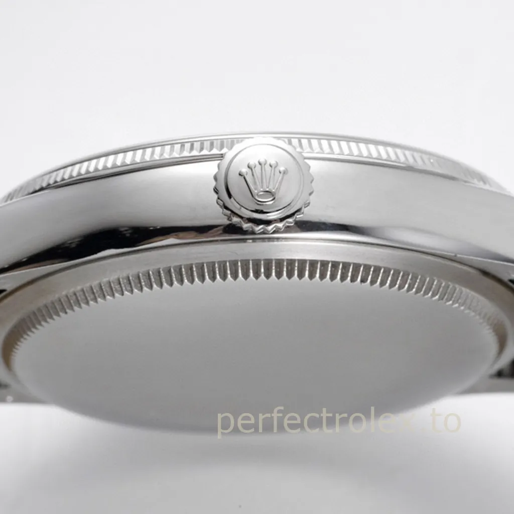 Rolex-Cellini-50509-0016-39mm-White-Dial-Super-Clone-Dress-Watch-Leather-Strap-Right-Side-View