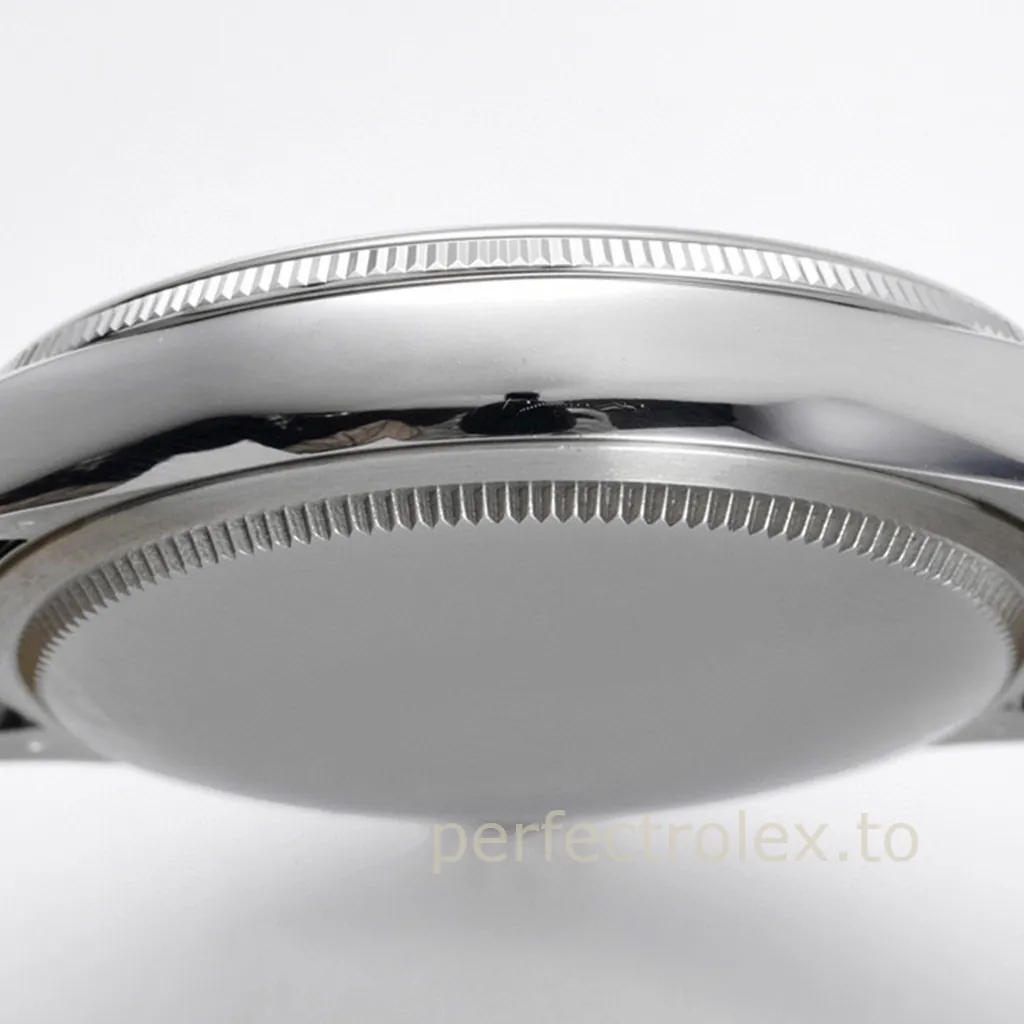 Rolex-Cellini-50509-0016-39mm-White-Dial-Super-Clone-Dress-Watch-Leather-Strap-Left-Side-View